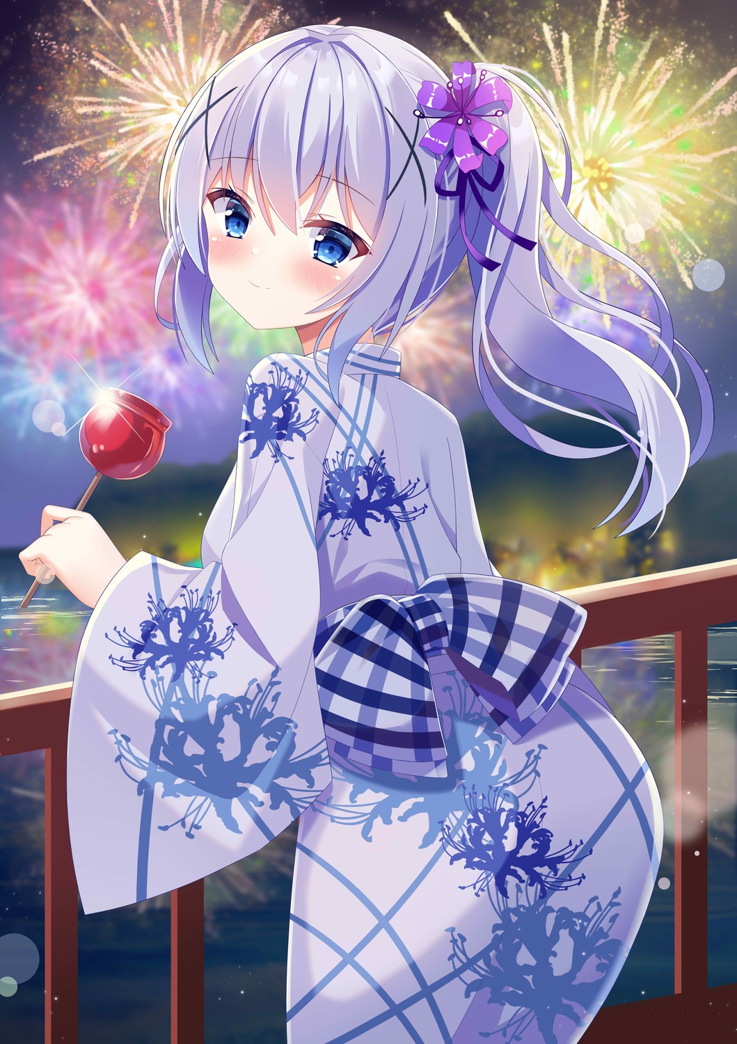ass, fengshen_chino, gochuumon_wa_usagi_desu_ka?, kafuu_chino, yukata