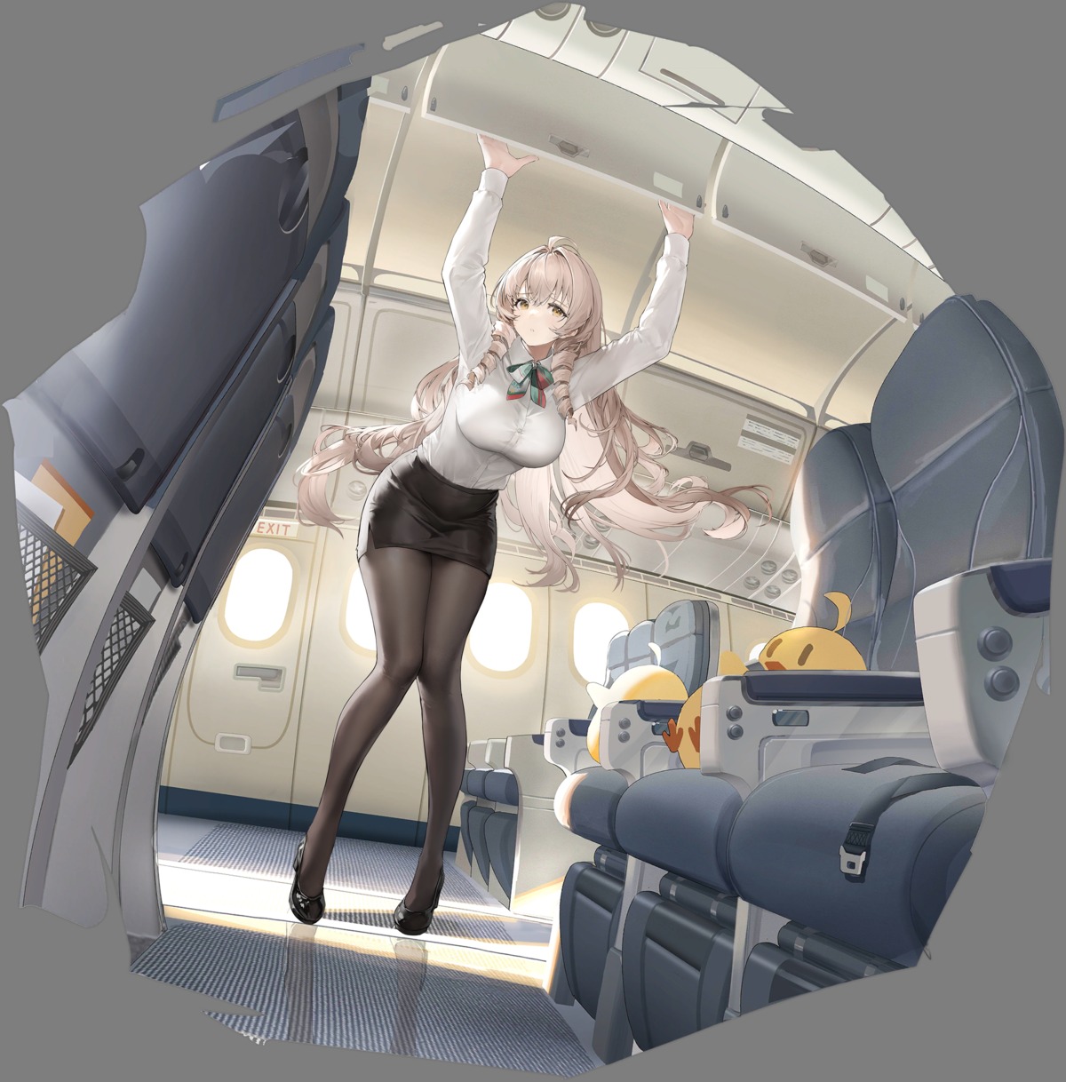 andrea_doria_(azur_lane), azur_lane, haori_io, manjuu_(azur_lane), pantyhose, transparent_png, uniform