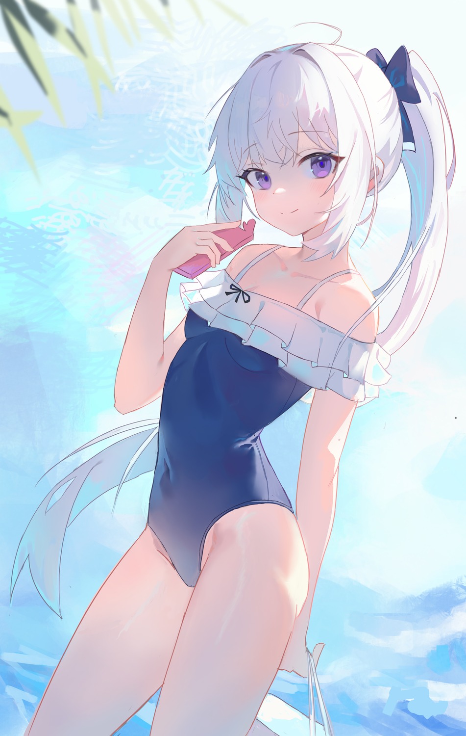 blue_archive, duzizai, see_through, swimsuits, tsukiyuki_miyako