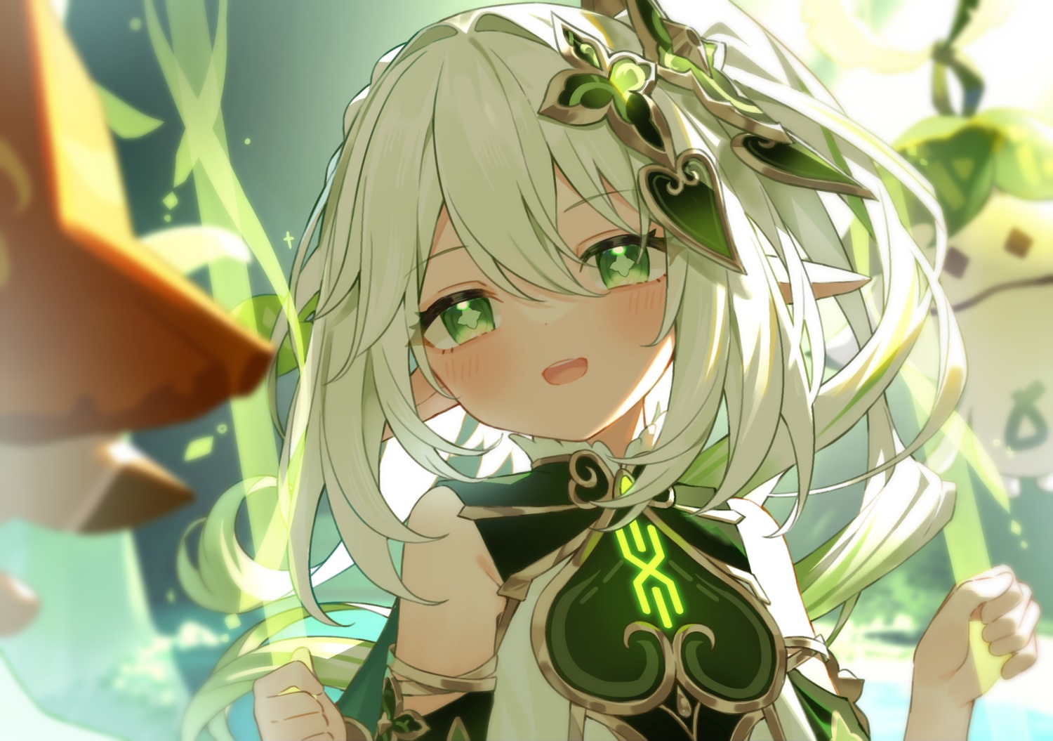 genshin_impact, kanase_(mcbrwn18), nahida, pointy_ears