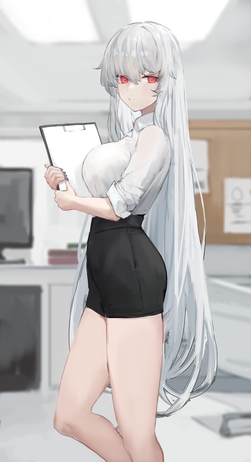 arknights, dress_shirt, gnai, specter_(arknights)
