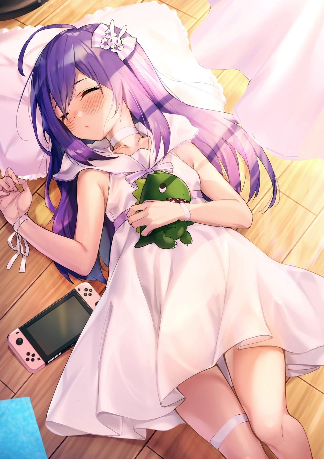 dress, garter, mochizuki_anna, shennai_misha, the_idolm@ster, the_idolm@ster_million_live!