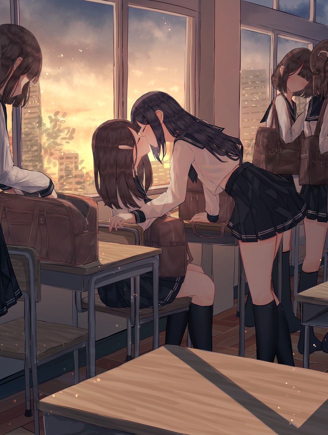 benevole, seifuku, yuri
