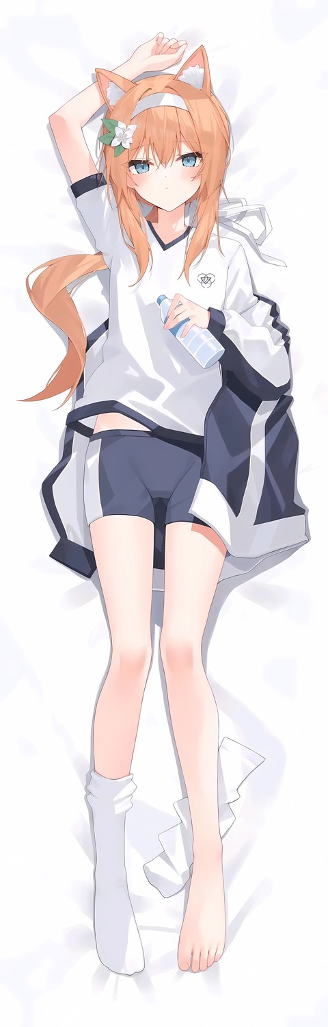 animal_ears, blue_archive, dakimakura, gym_uniform, iochi_mari, nekomimi, primal_gym, xiao_lin_jiu