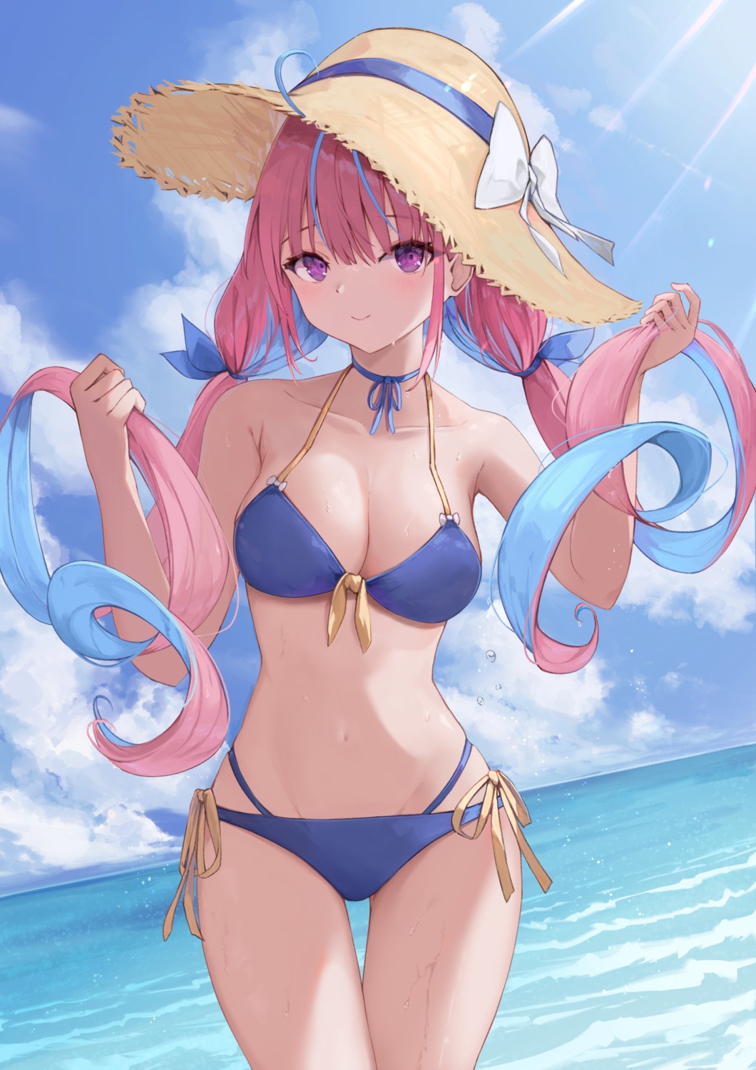 bikini, hololive, minato_aqua, swimsuits, taikoi7