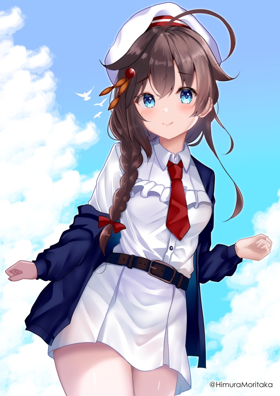 himura_moritaka, kantai_collection, shigure_(kancolle), uniform