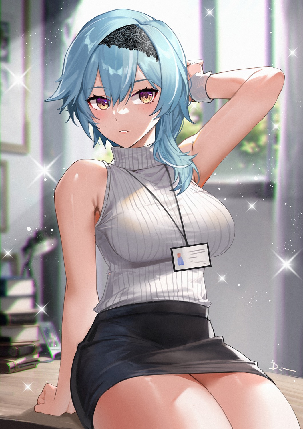 eula, genshin_impact, linreplica, sweater