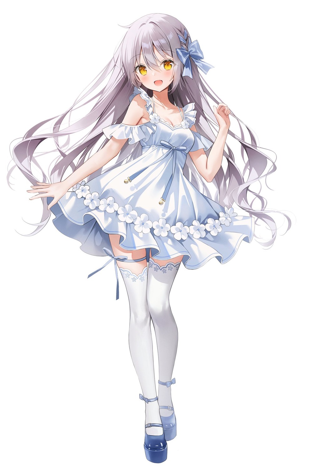 cleavage, dress, garter, thighhighs, weri