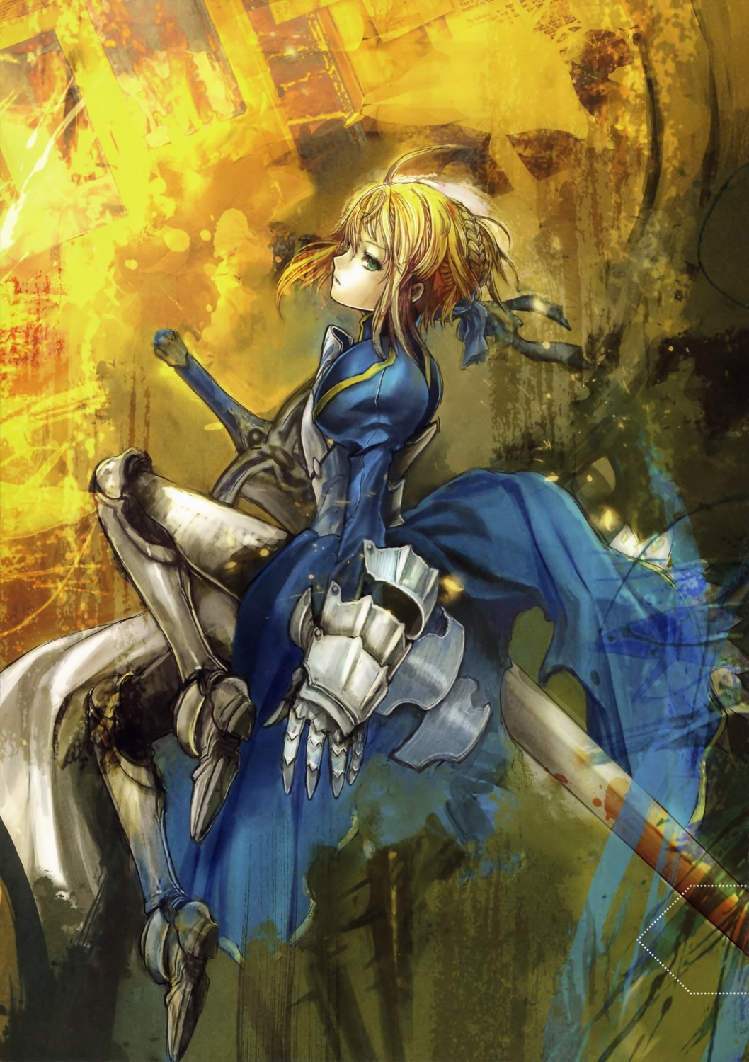 armor, artoria_pendragon_(fate), asai_genji, fate/stay_night, sword, type-moon