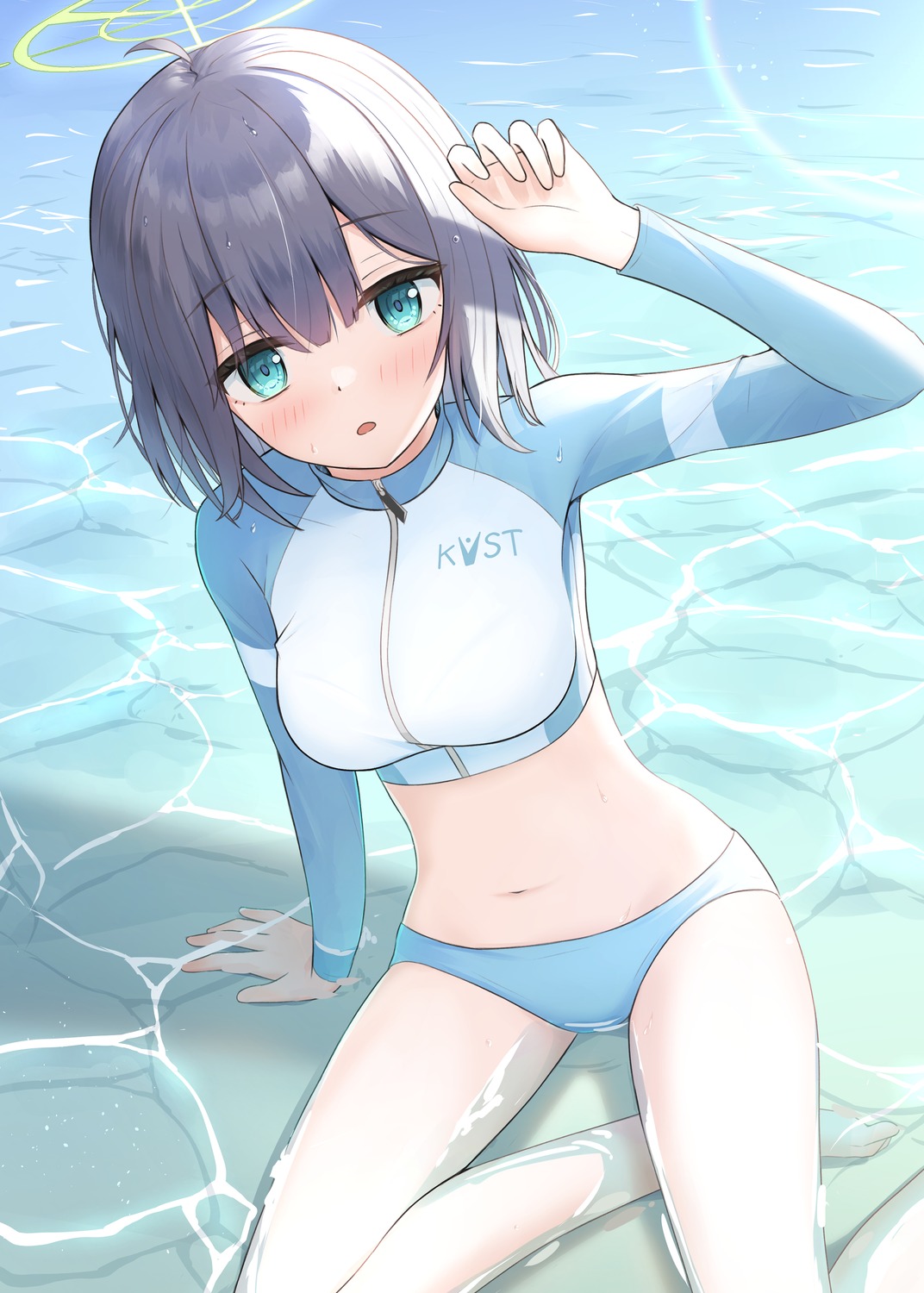 bikini, blue_archive, cpk_prd, gym_uniform, halo, sorai_saki, swimsuits