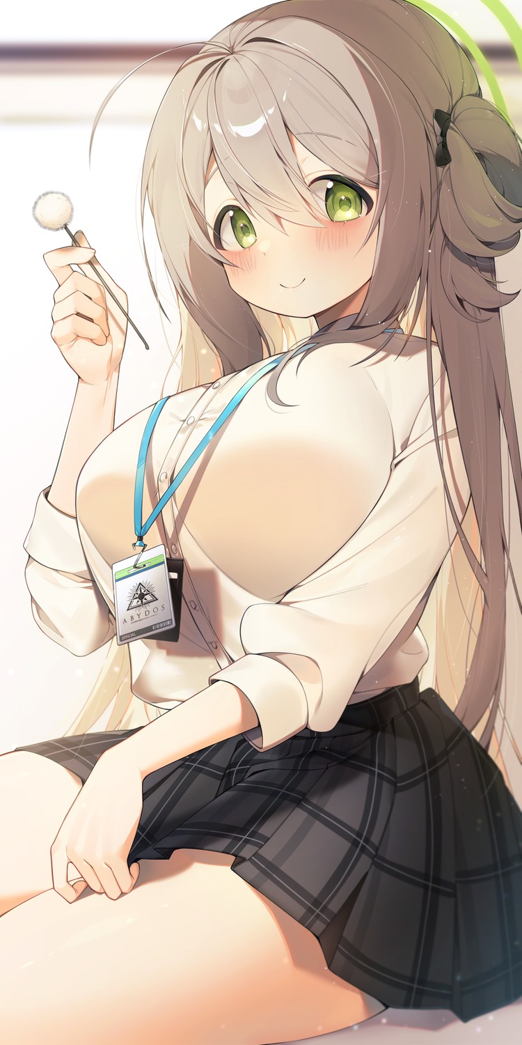 blue_archive, halo, izayoi_nonomi, seifuku, sen_light