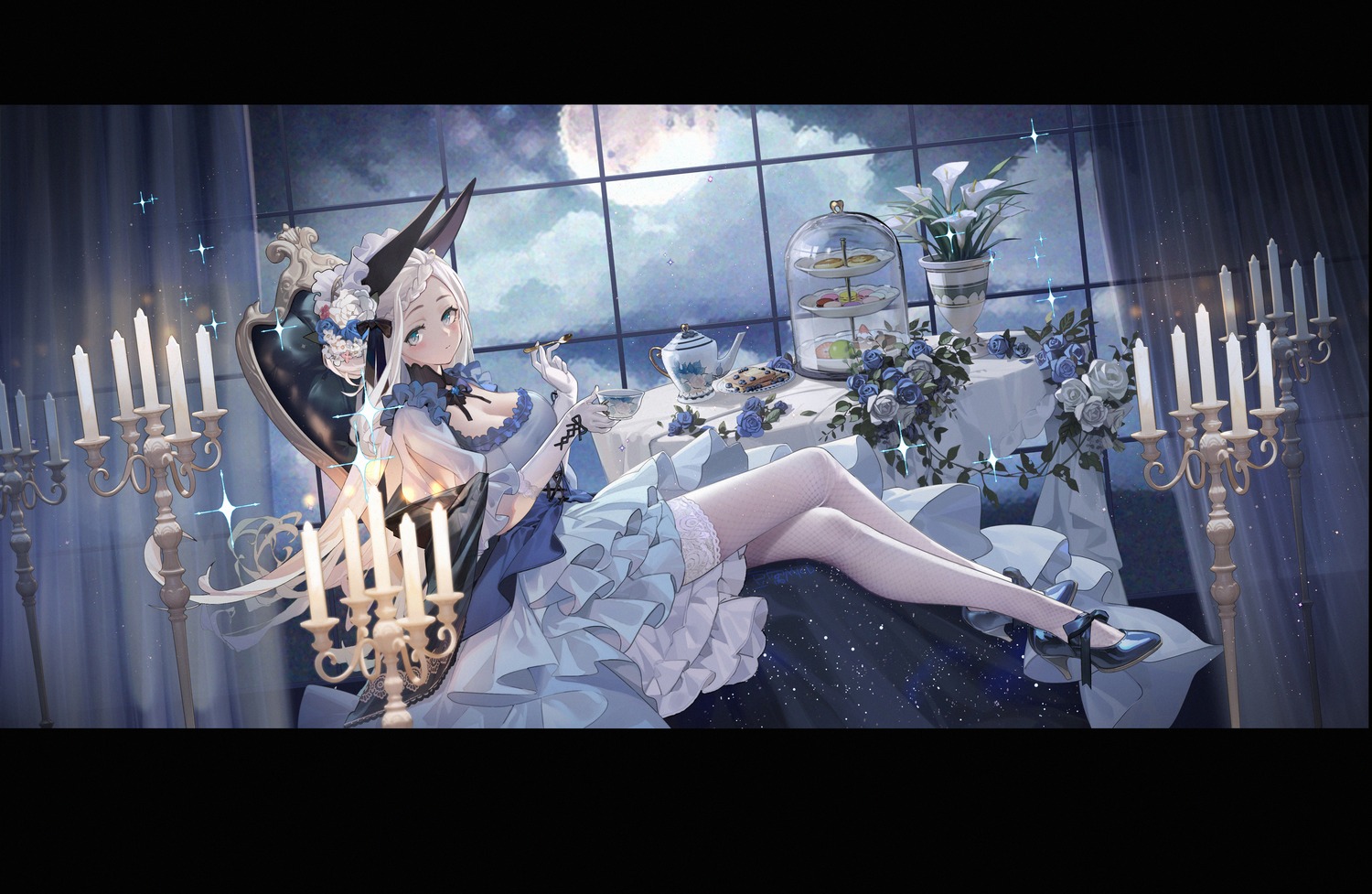douwo_mkd, dress, thighhighs