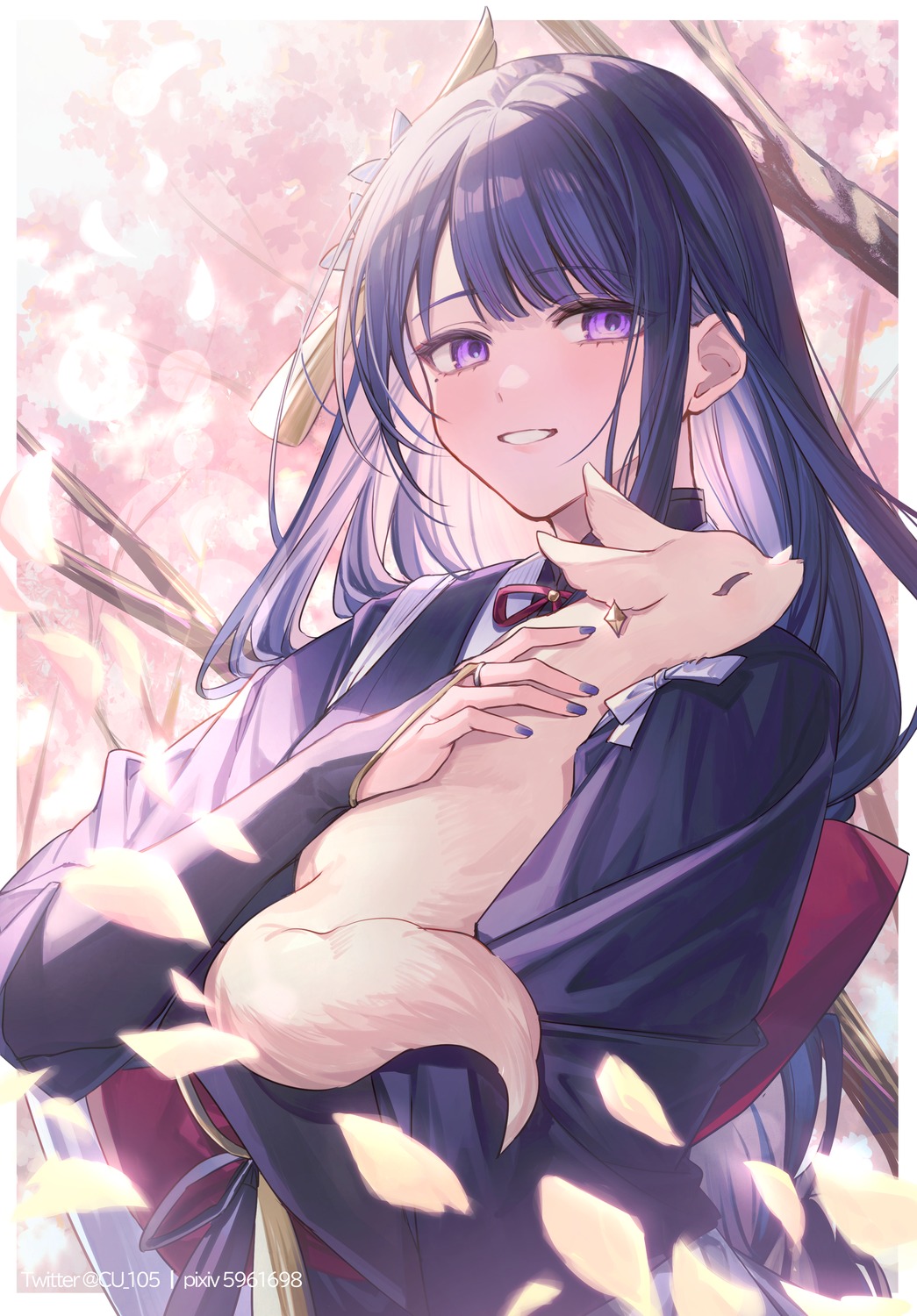 .com_(cu_105), genshin_impact, japanese_clothes, raiden_shogun