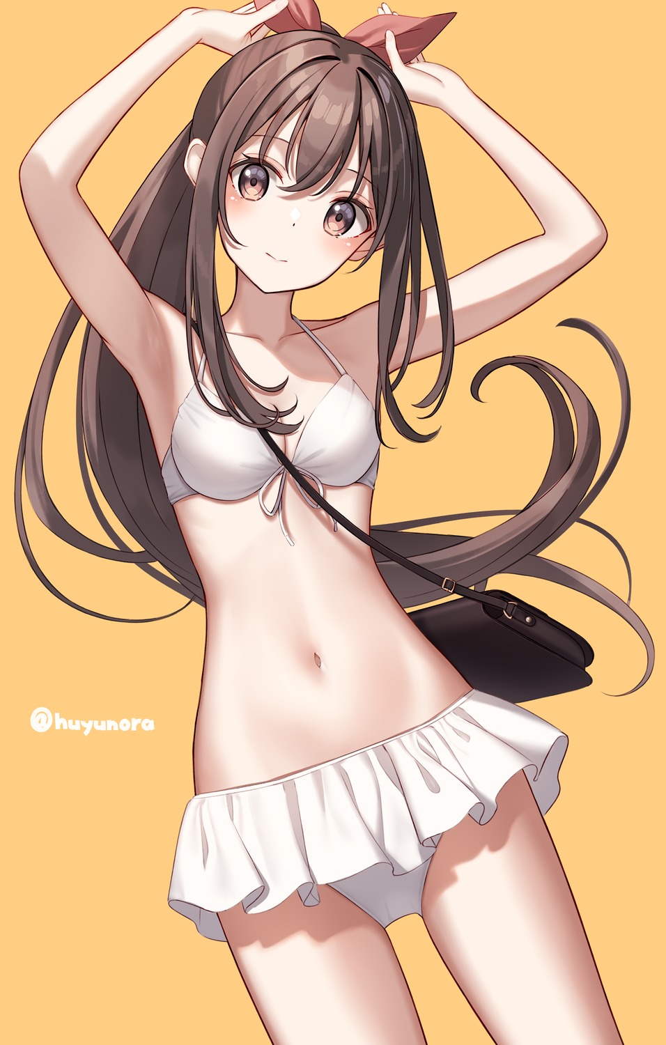bikini, cleavage, huyunora, sayuki_(huyunora), swimsuits