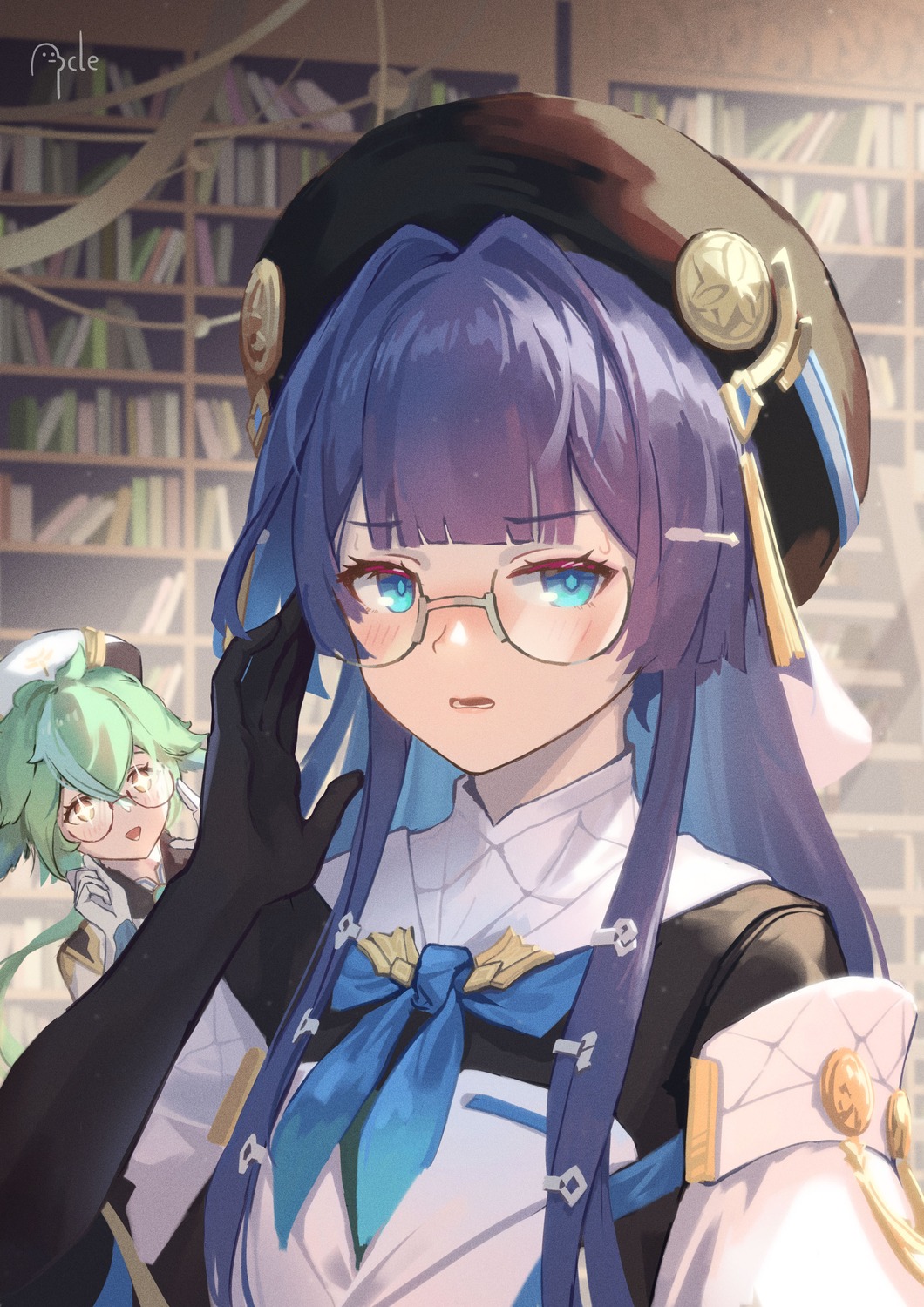 ancle_(aruncle), genshin_impact, honkai:_star_rail, megane, pelageya_sergeyevna, sucrose