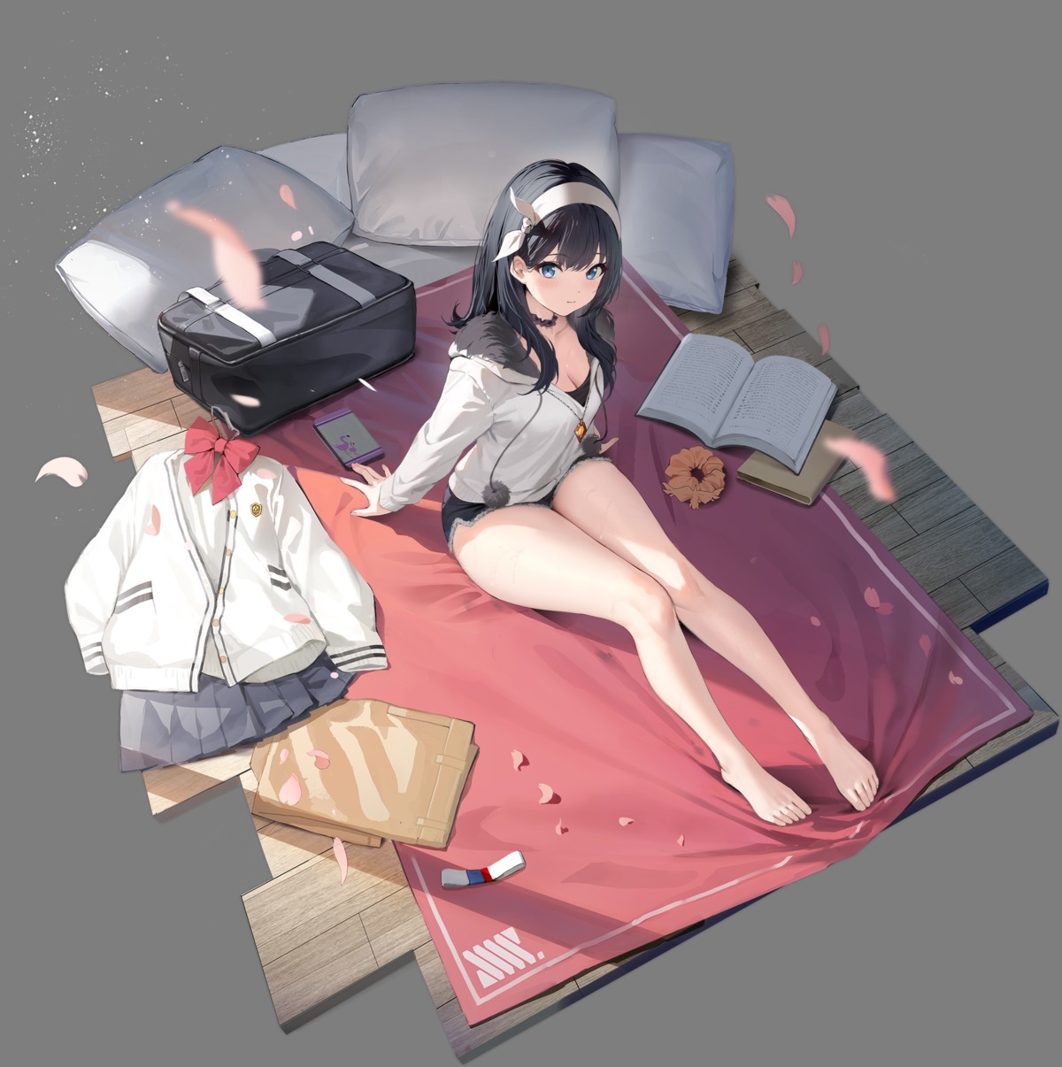 azur_lane, cleavage, gridman_universe, kurumi_(recycllamo), ssss.gridman, takarada_rikka, transparent_png