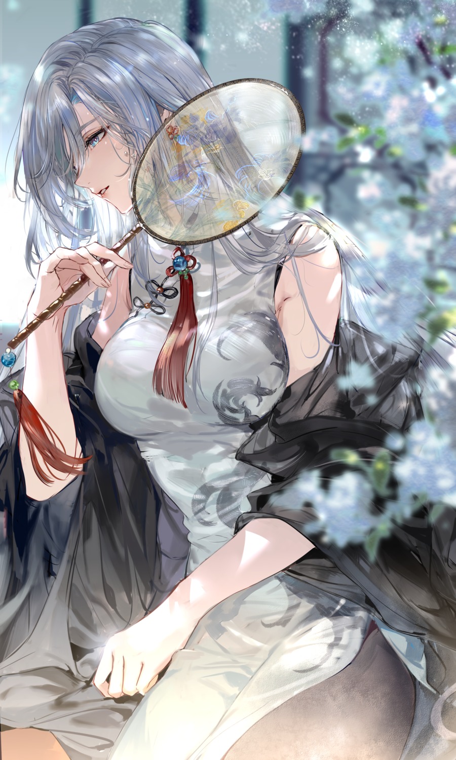chinadress, genshin_impact, nevakuma_(fanfanas), shenhe