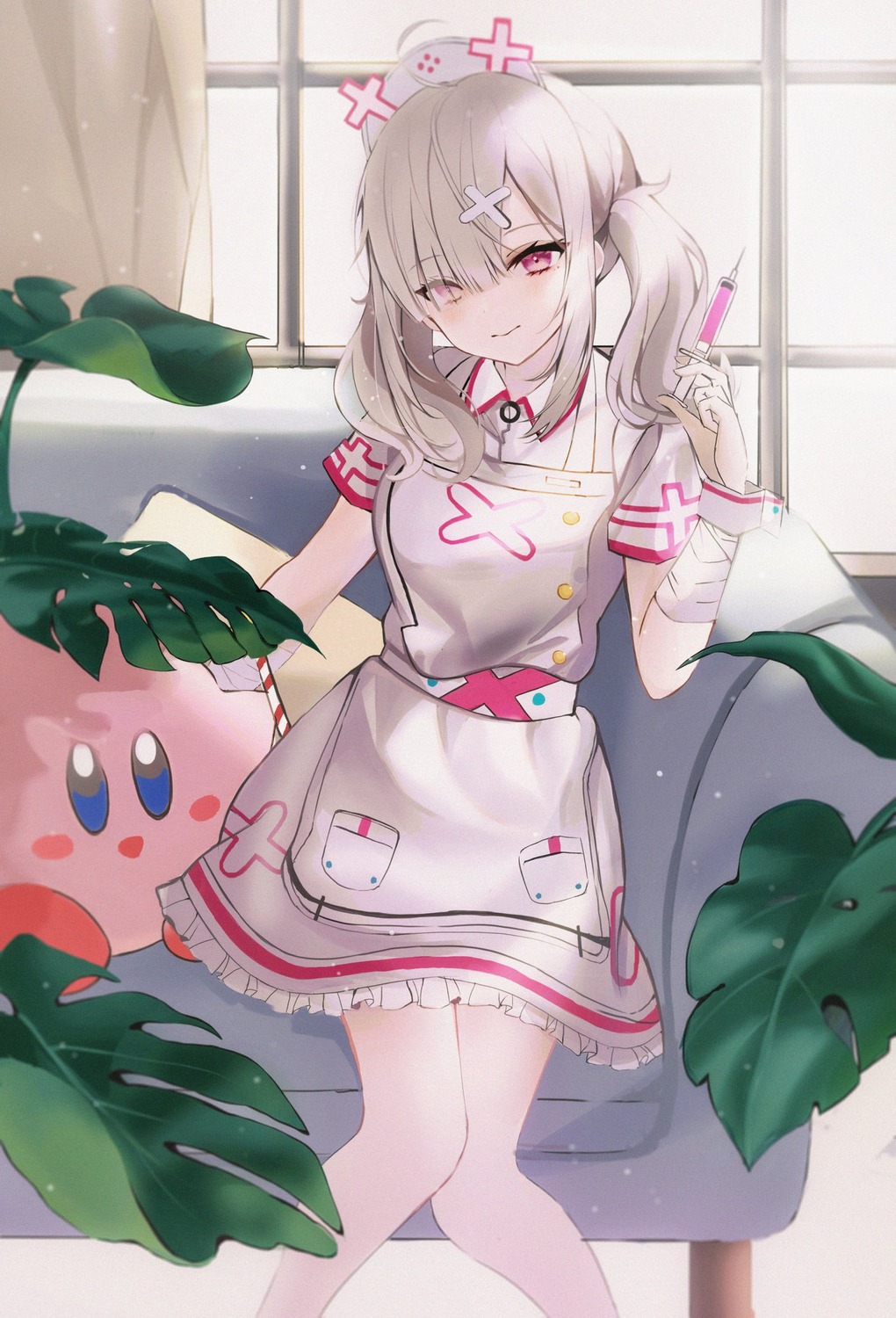 bandages, nijisanji, nurse, riyonn, sukoya_kana
