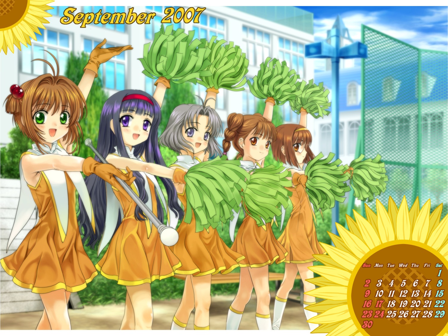 calendar, card_captor_sakura, daidouji_tomoyo, kinomoto_sakura, mihara_chiharu, moonknives, sasaki_rika, yanagisawa_naoko