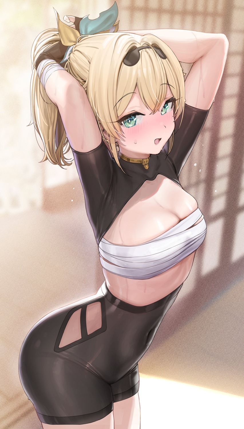 hololive, kanzarin, kazama_iroha, sarashi