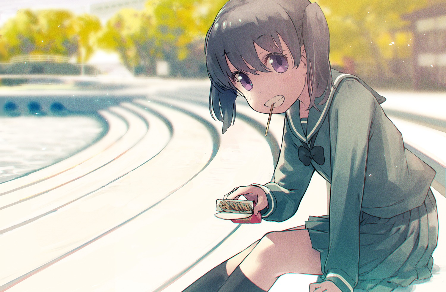 kuraue_hinata, minawa, seifuku, yama_no_susume