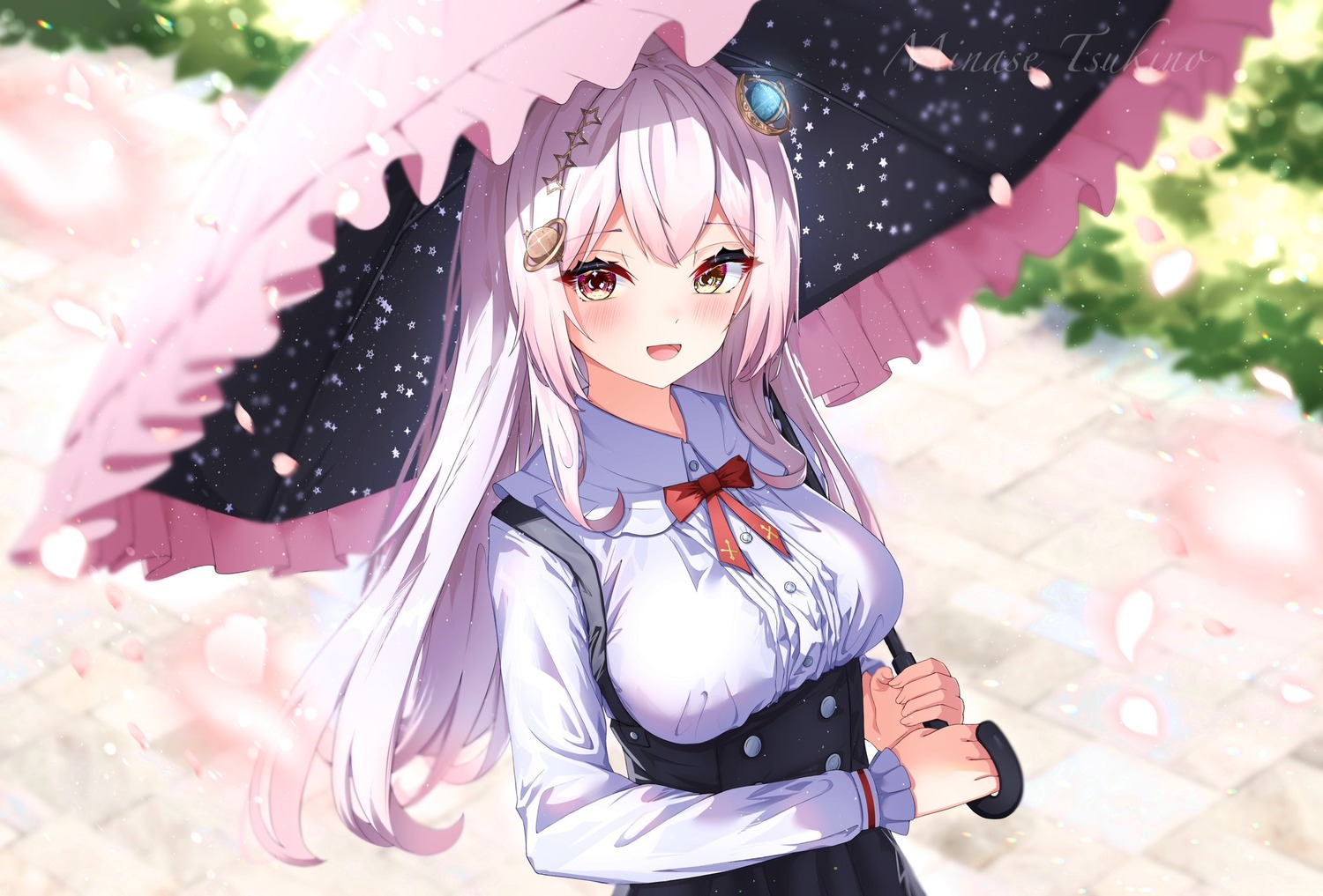 auroraescientia, indie_virtual_youtuber, minase_tsukino, umbrella
