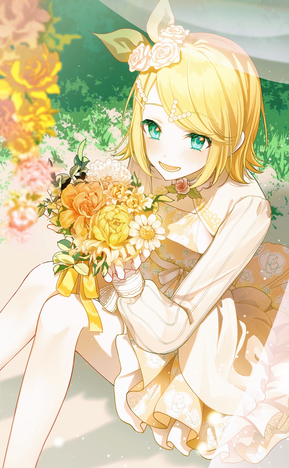 dress, kagamine_rin, liso, vocaloid
