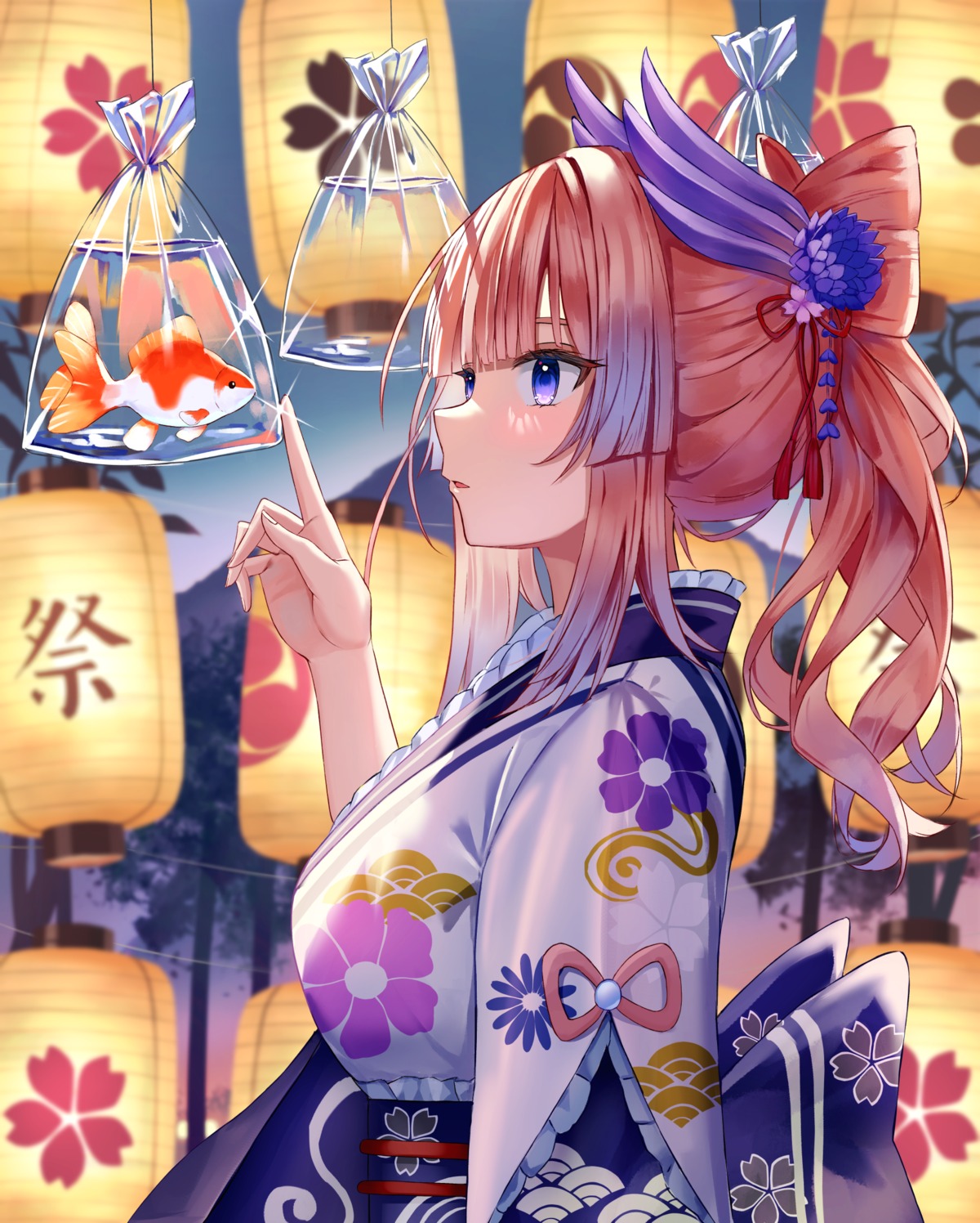 genshin_impact, i_ruru, sangonomiya_kokomi, yukata