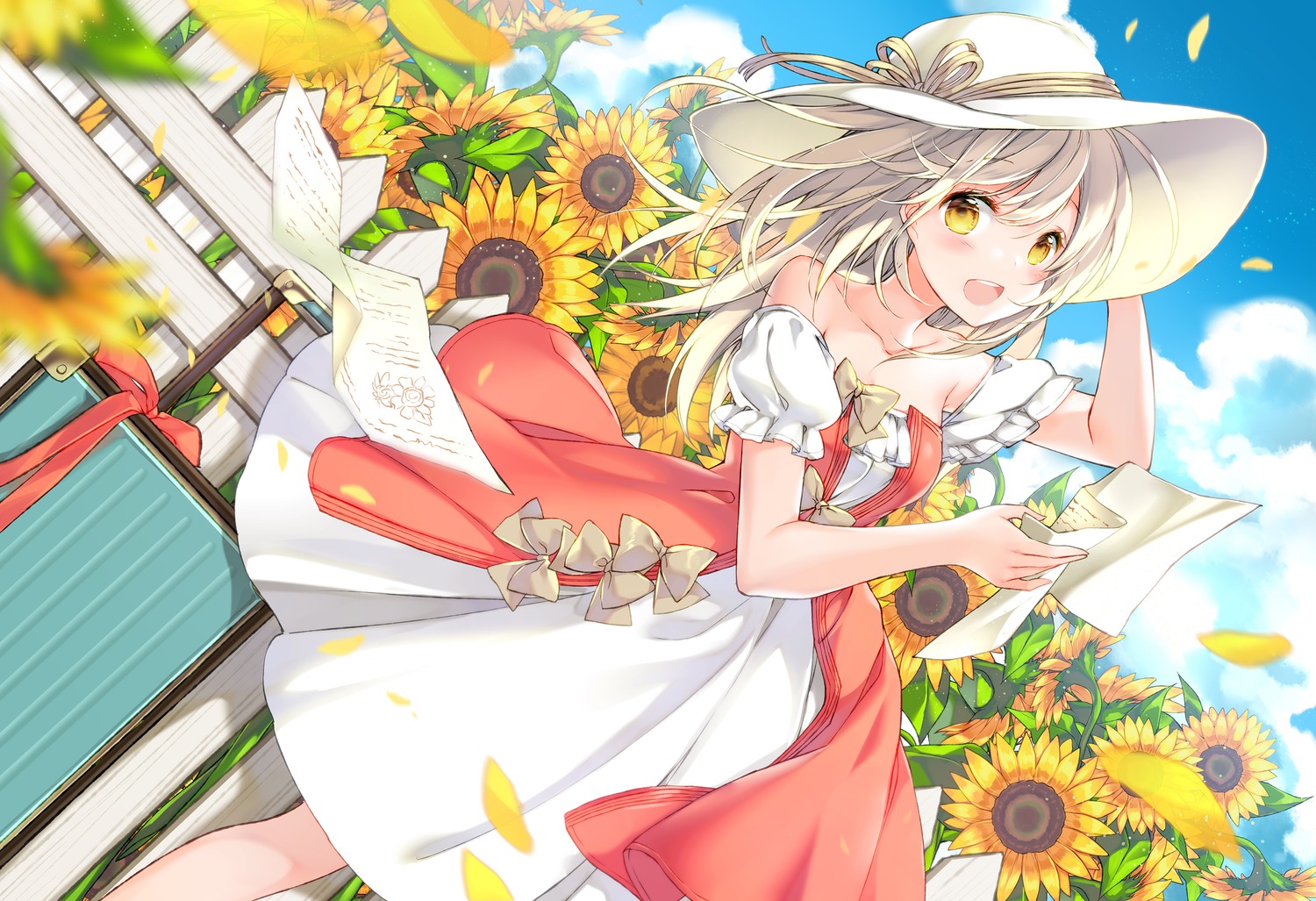 dress, juna, no_bra, summer_dress