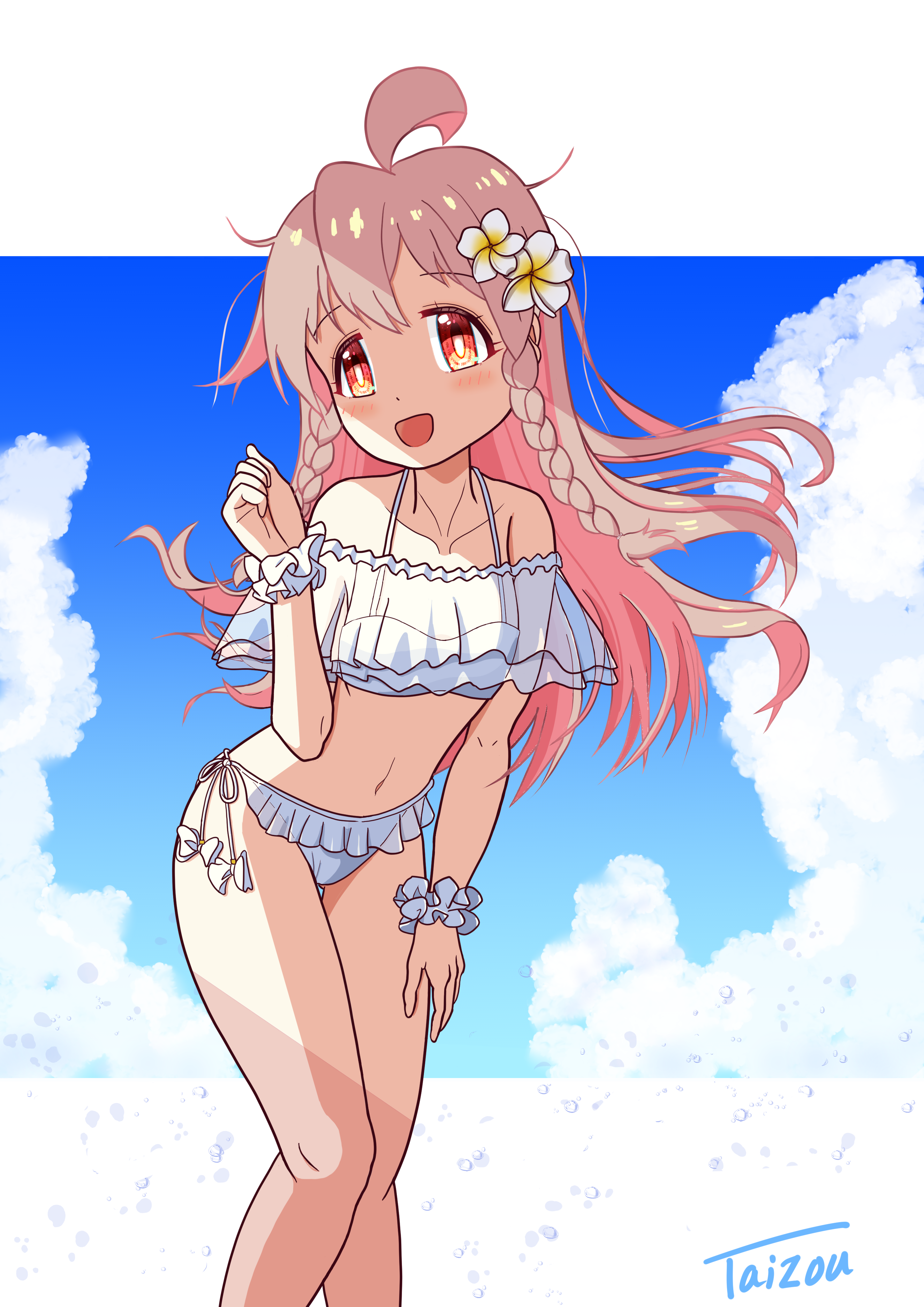 bikini, genderswap, onii-chan_wa_oshimai!, oyama_mahiro, see_through, swimsuits, taizou