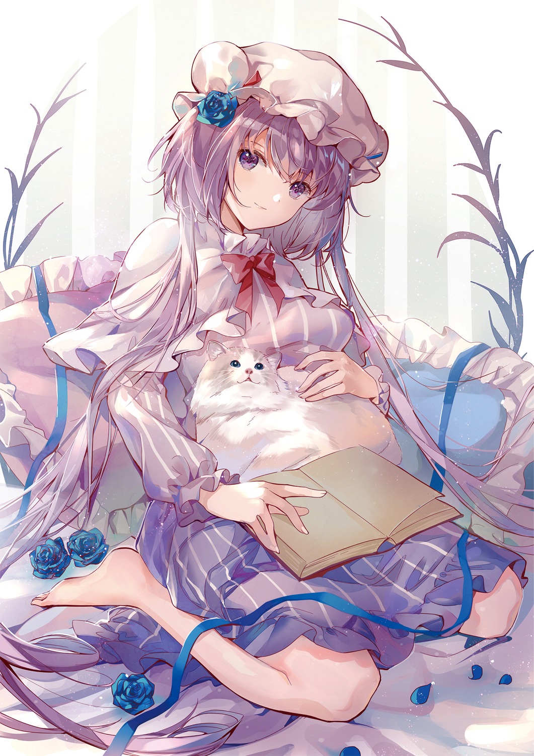 dress, kita_(kitairoha), neko, sandrop, touhou, tsukumo_benben