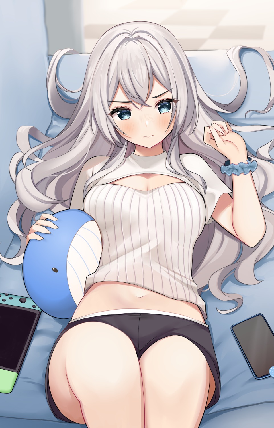 cleavage, ry_thae, sanyu_(ry_thae), sweater