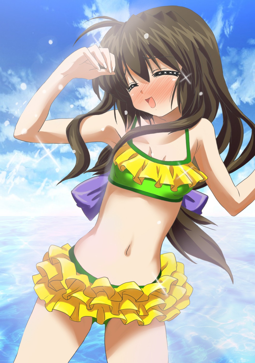 aruru_no_zaki, bikini, clannad, ibuki_fuuko, swimsuits, tim_tim_machine, wet