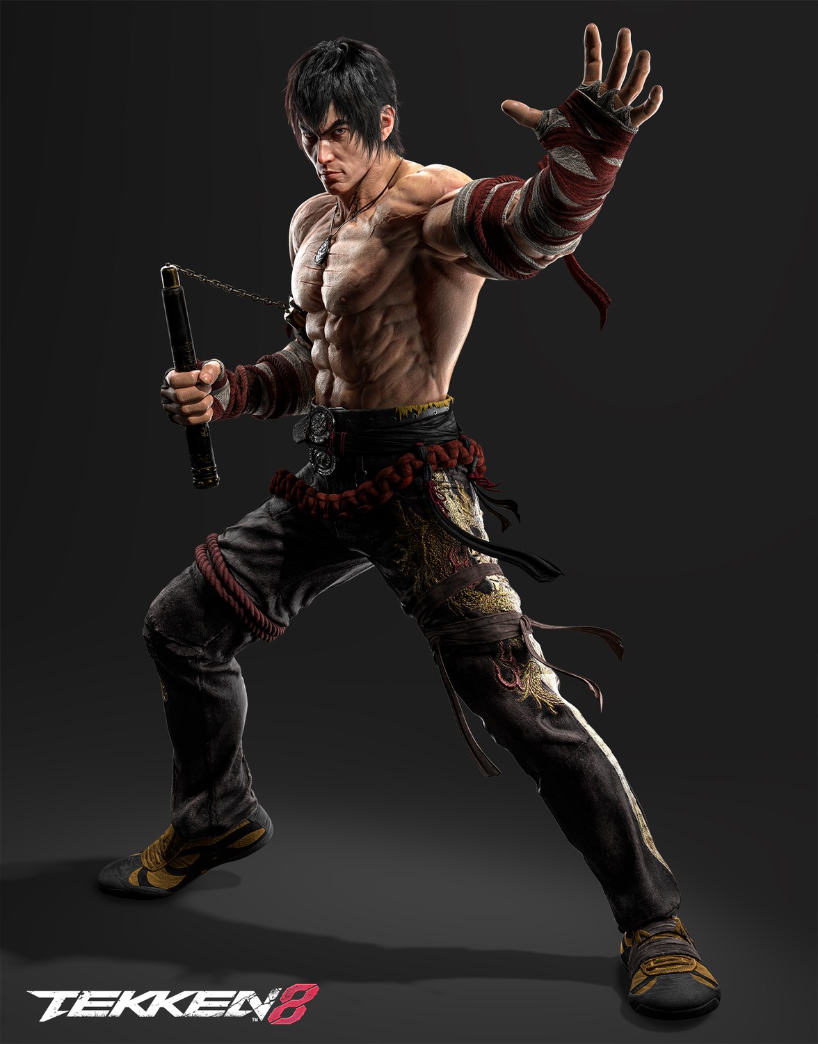 bandai_namco, male, marshall_law, tekken, tekken_8, weapon