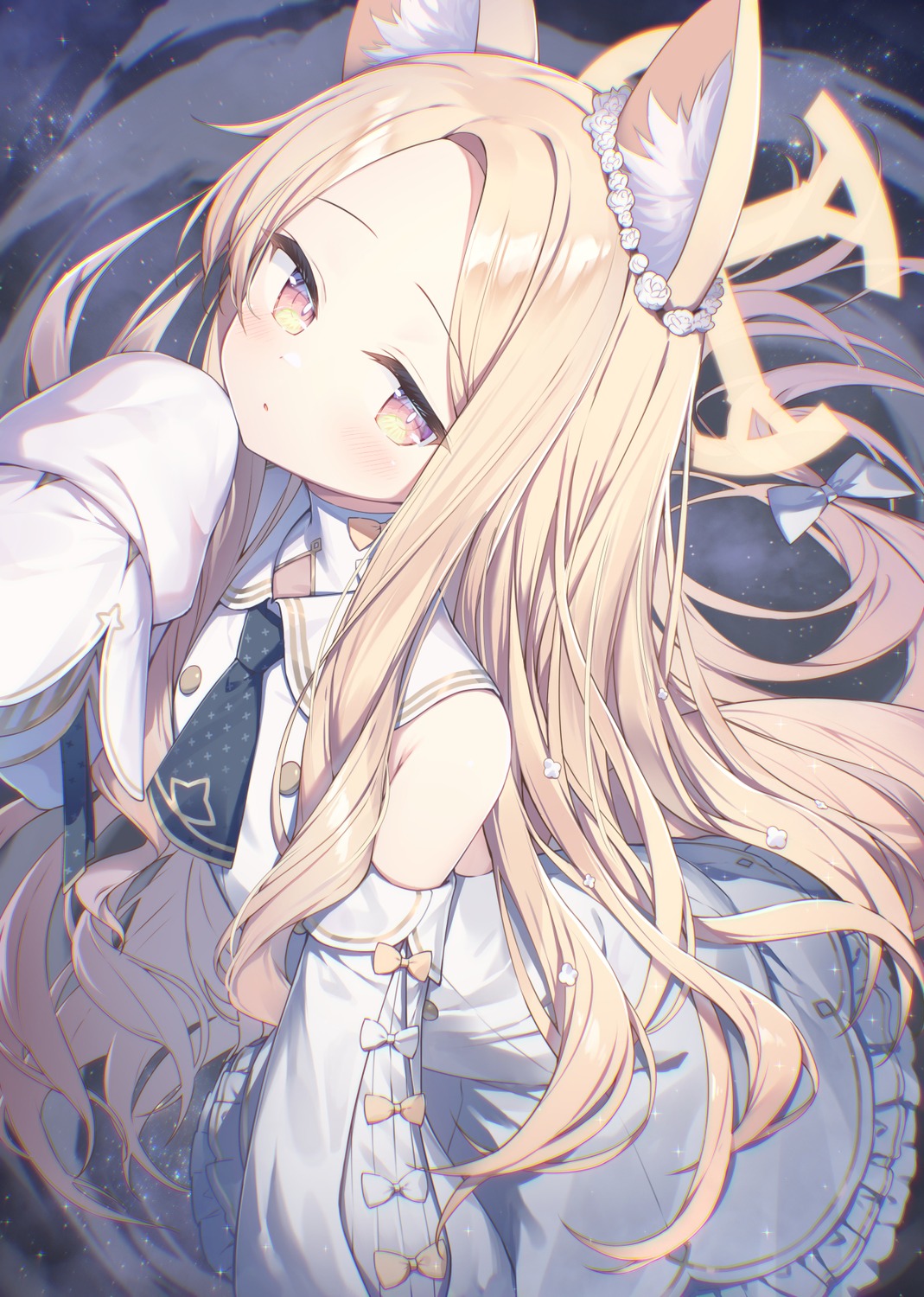animal_ears, blue_archive, halo, kitsune, topia, yurizono_seia