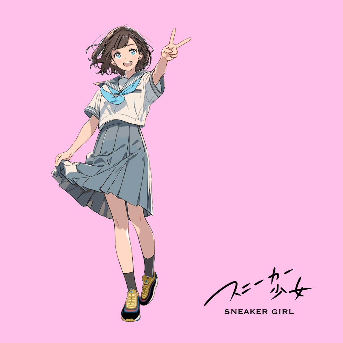 haluchilu, seifuku, skirt_lift