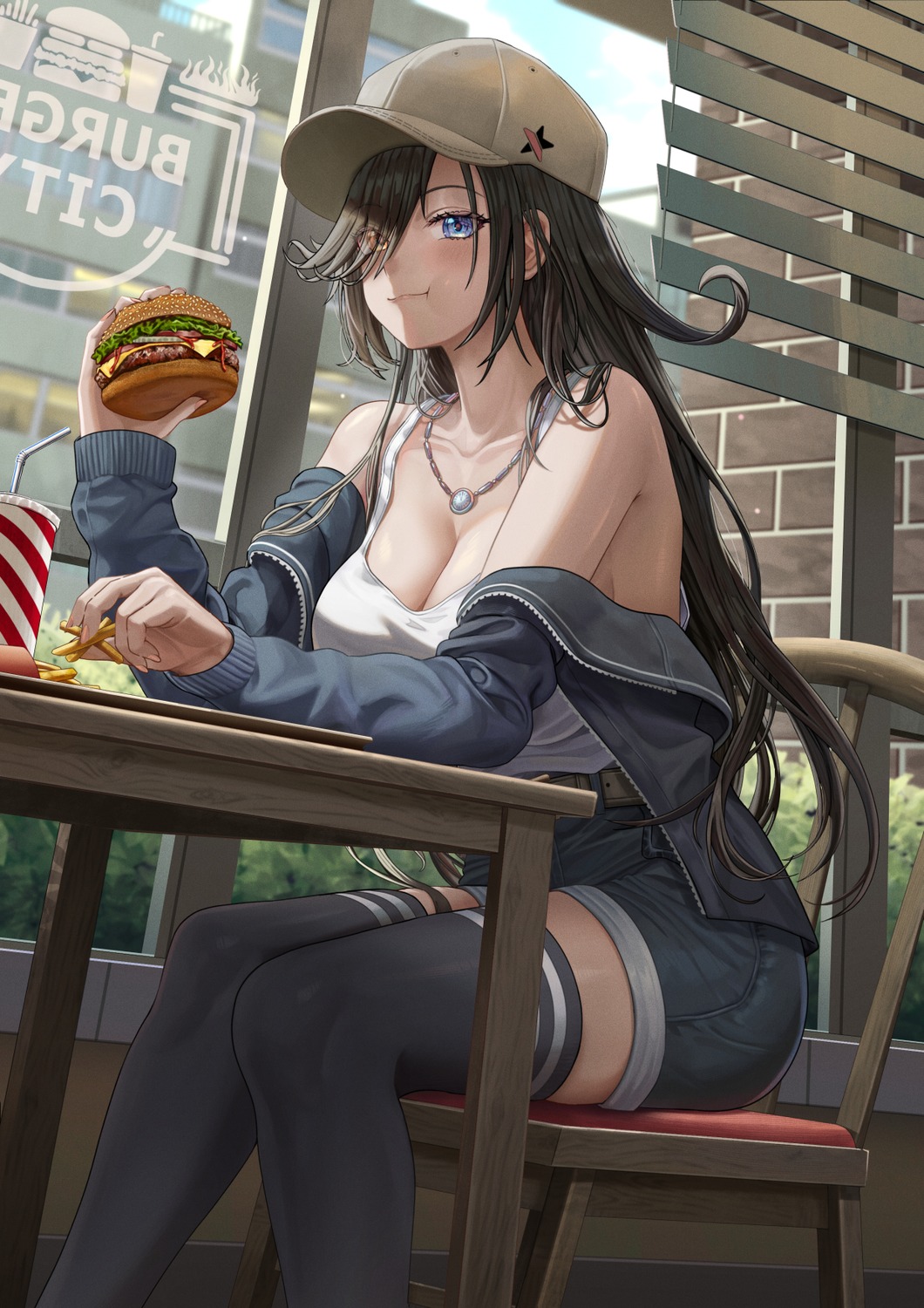 heterochromia, no_bra, silvertsuki1, tatakau_ni_ataisuru, thighhighs, zara_moussa