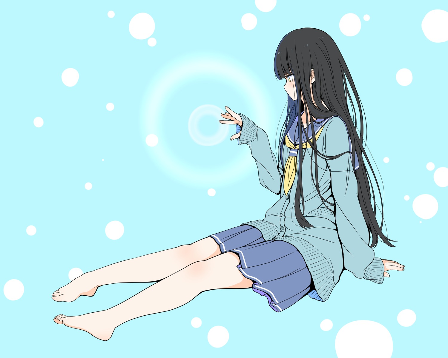 asagi_shinya, feet, seifuku, sweater