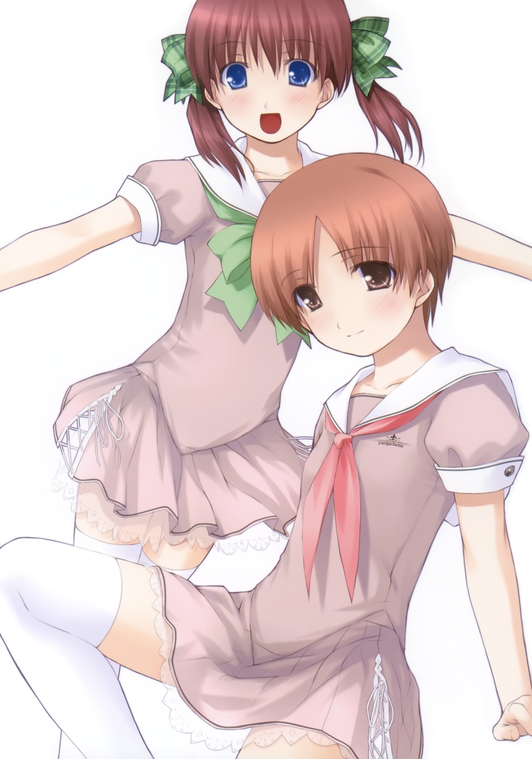 natsunone, noantica, ooji, seifuku, thighhighs