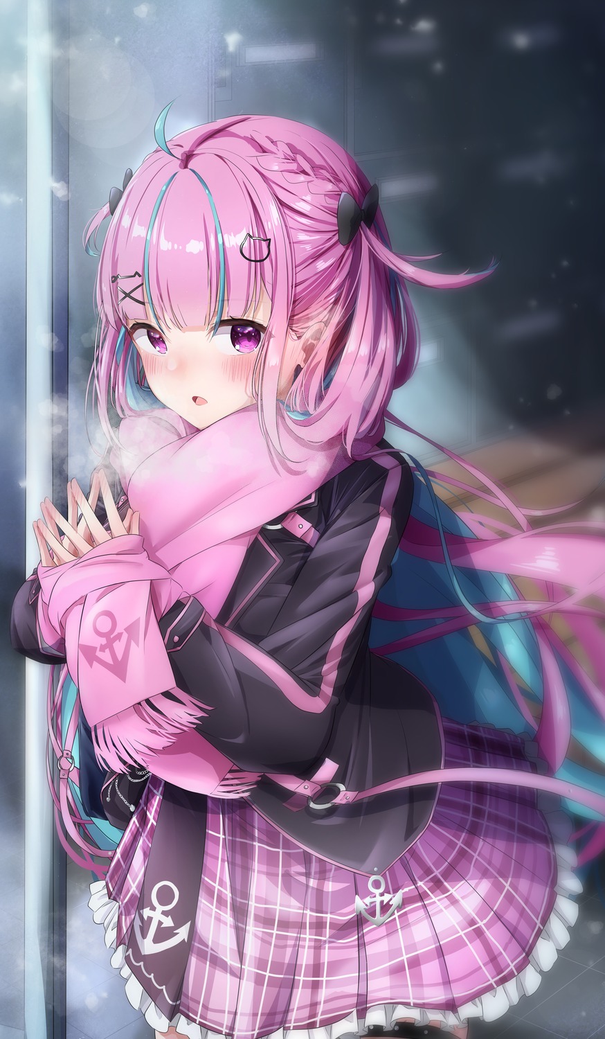 hololive, minato_aqua, morupeusu, seifuku