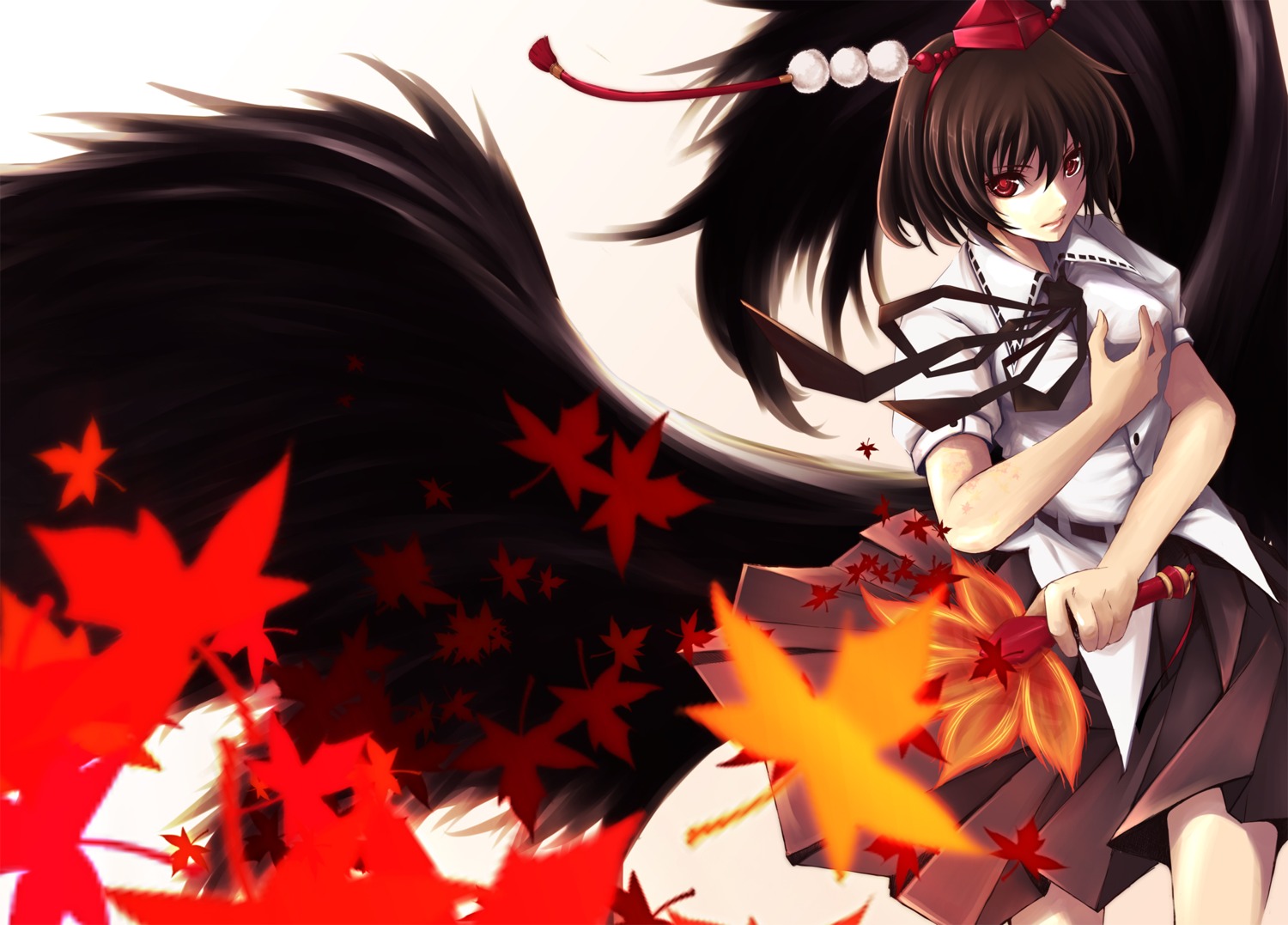 kito_bn, shameimaru_aya, touhou