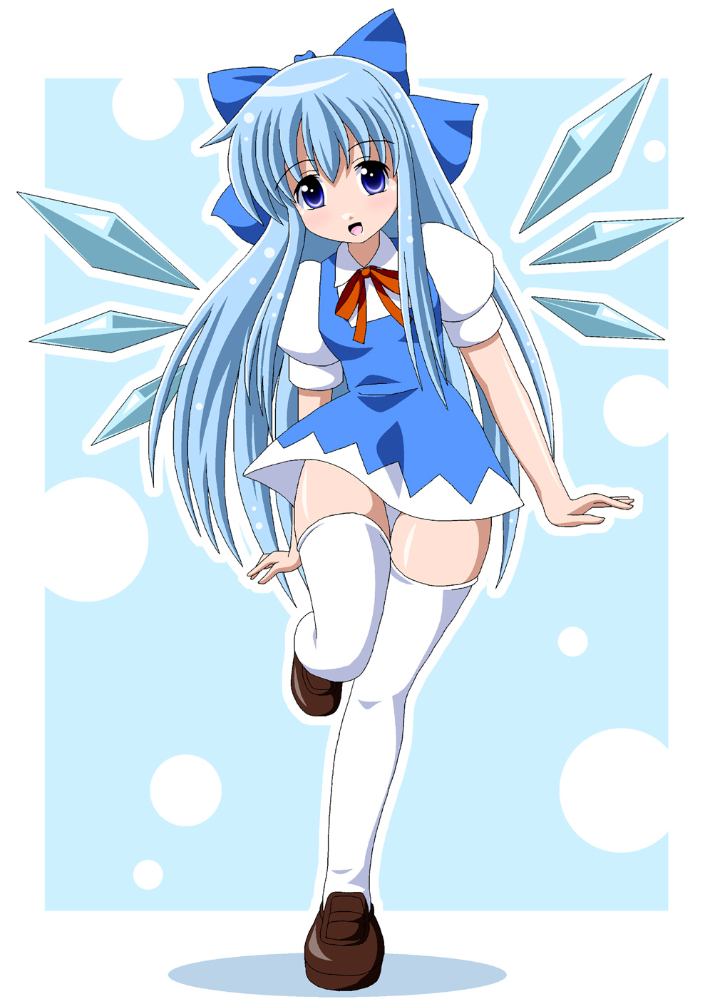 cirno, imai_kazunari, thighhighs, touhou