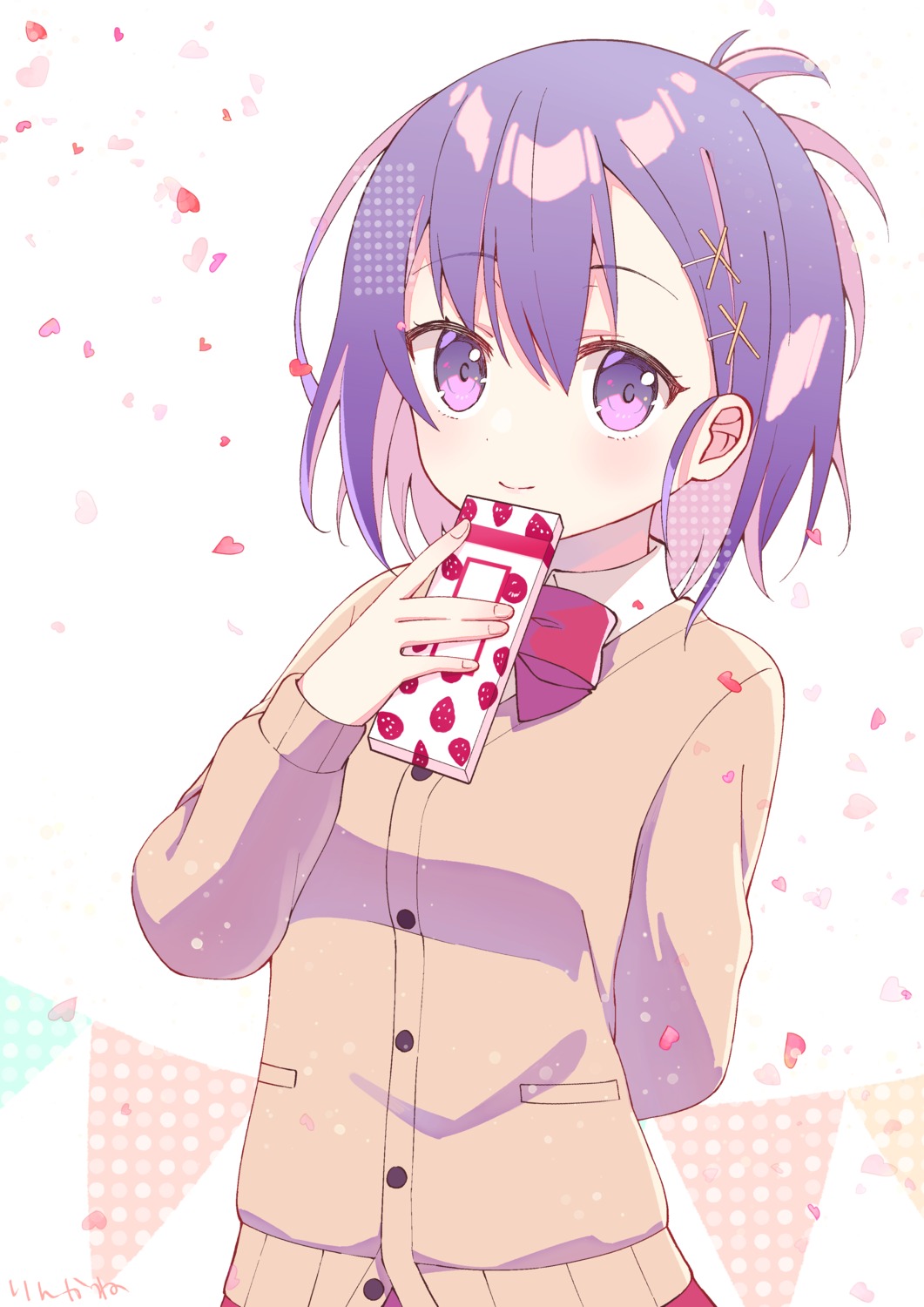 gabriel_dropout, rinkarinne, seifuku, sweater, tsukinose_vignette_april