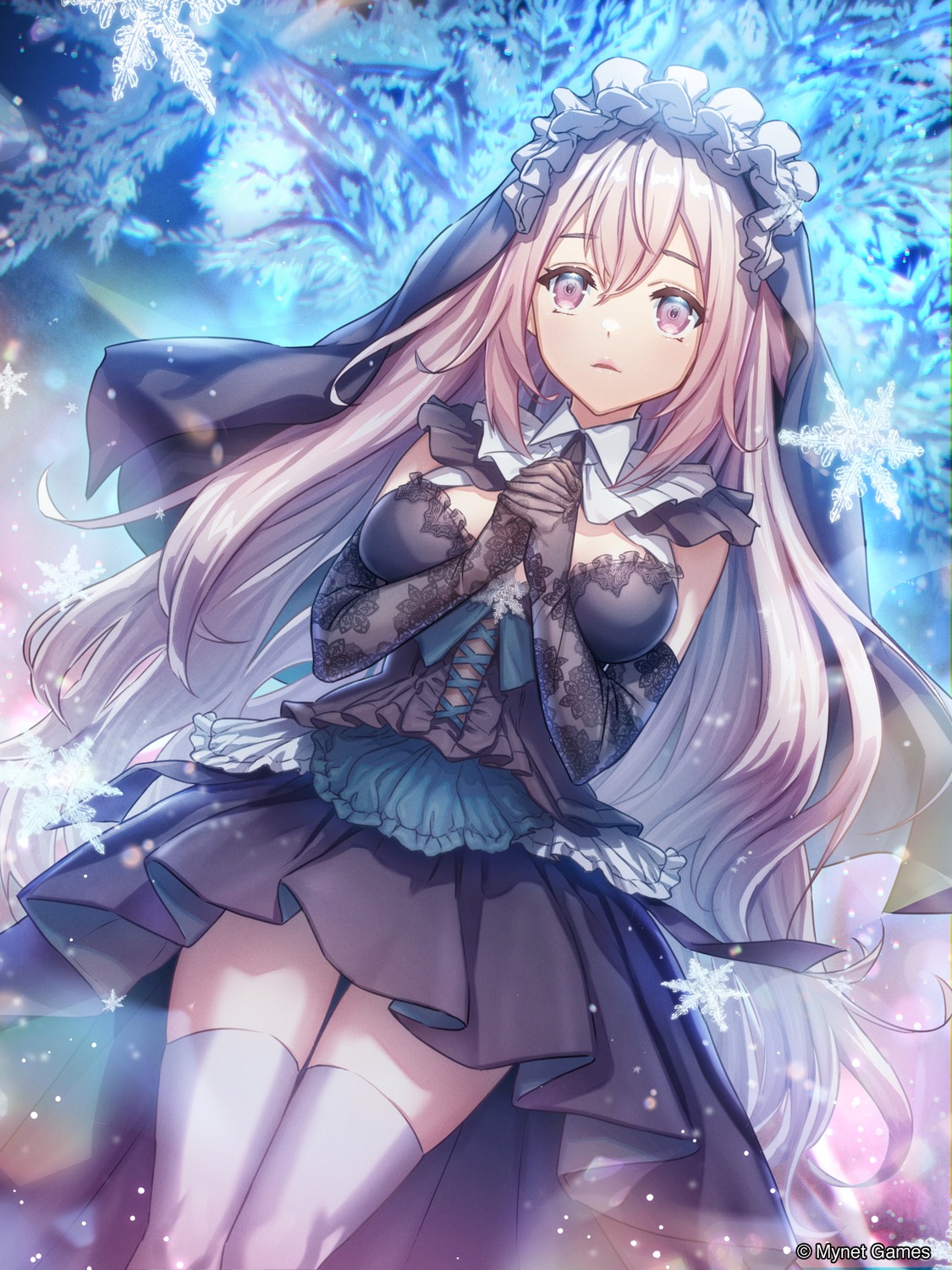 eito_nishikawa, nun, thighhighs