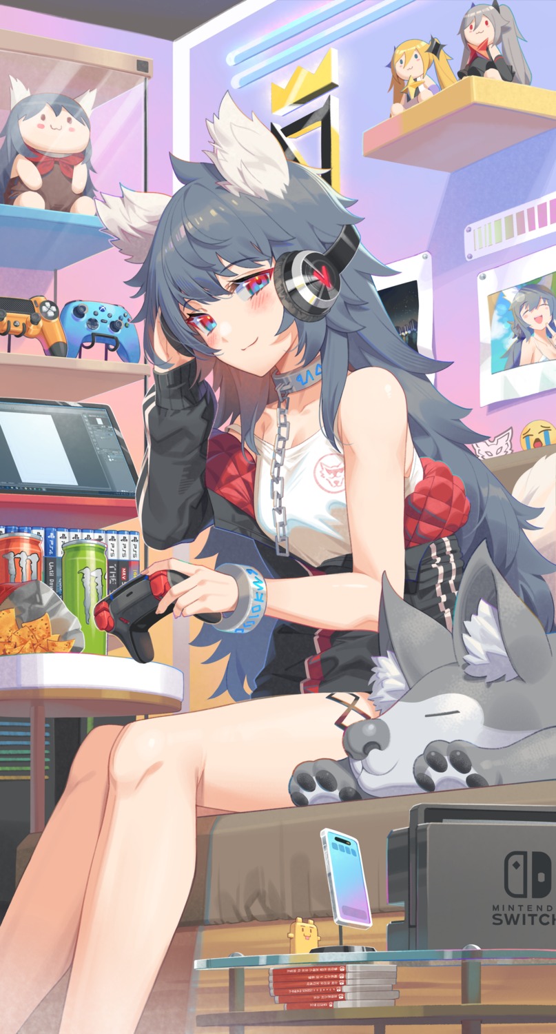 animal_ears, headphones, hop3