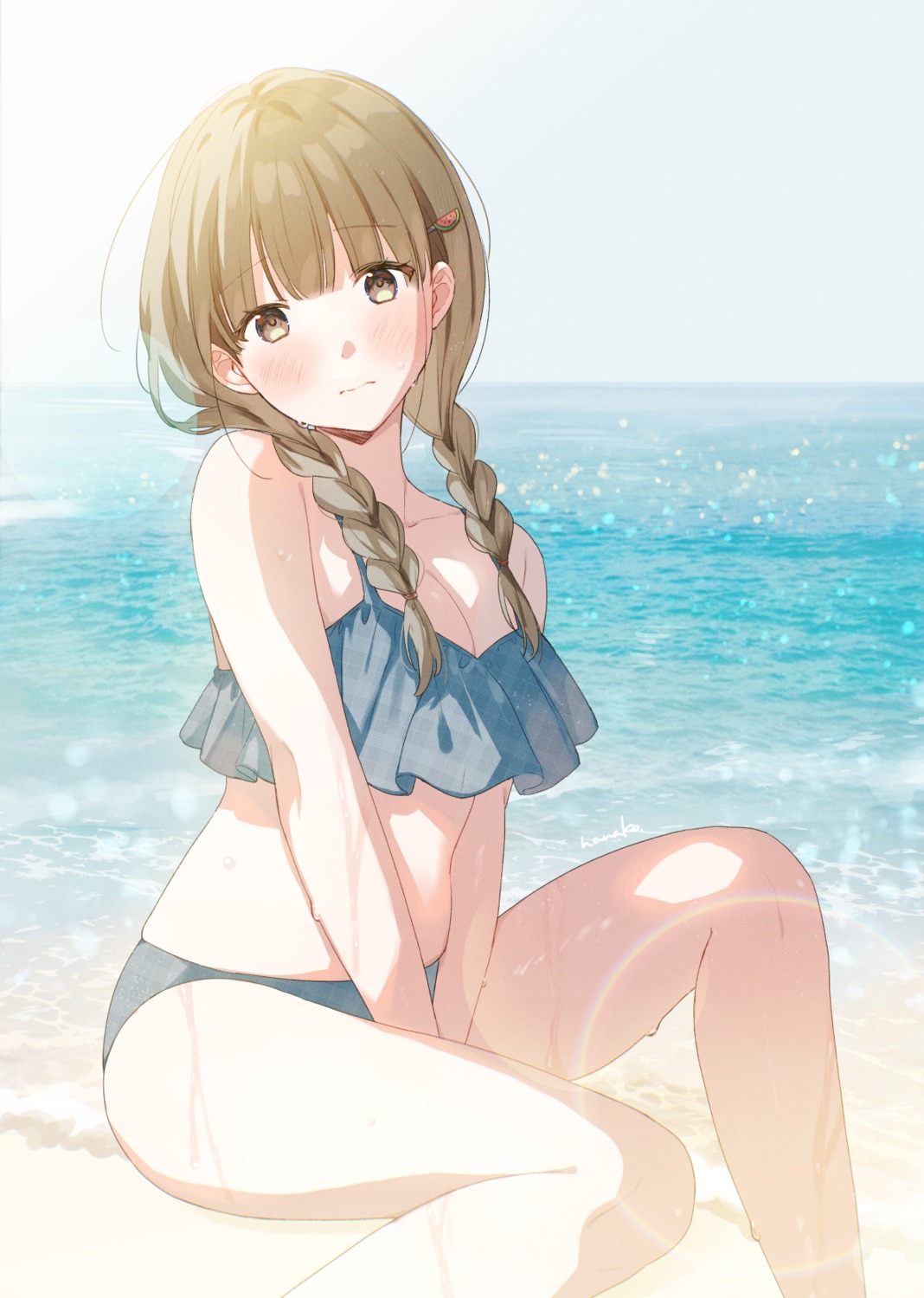 bikini, hanako151, swimsuits, wet