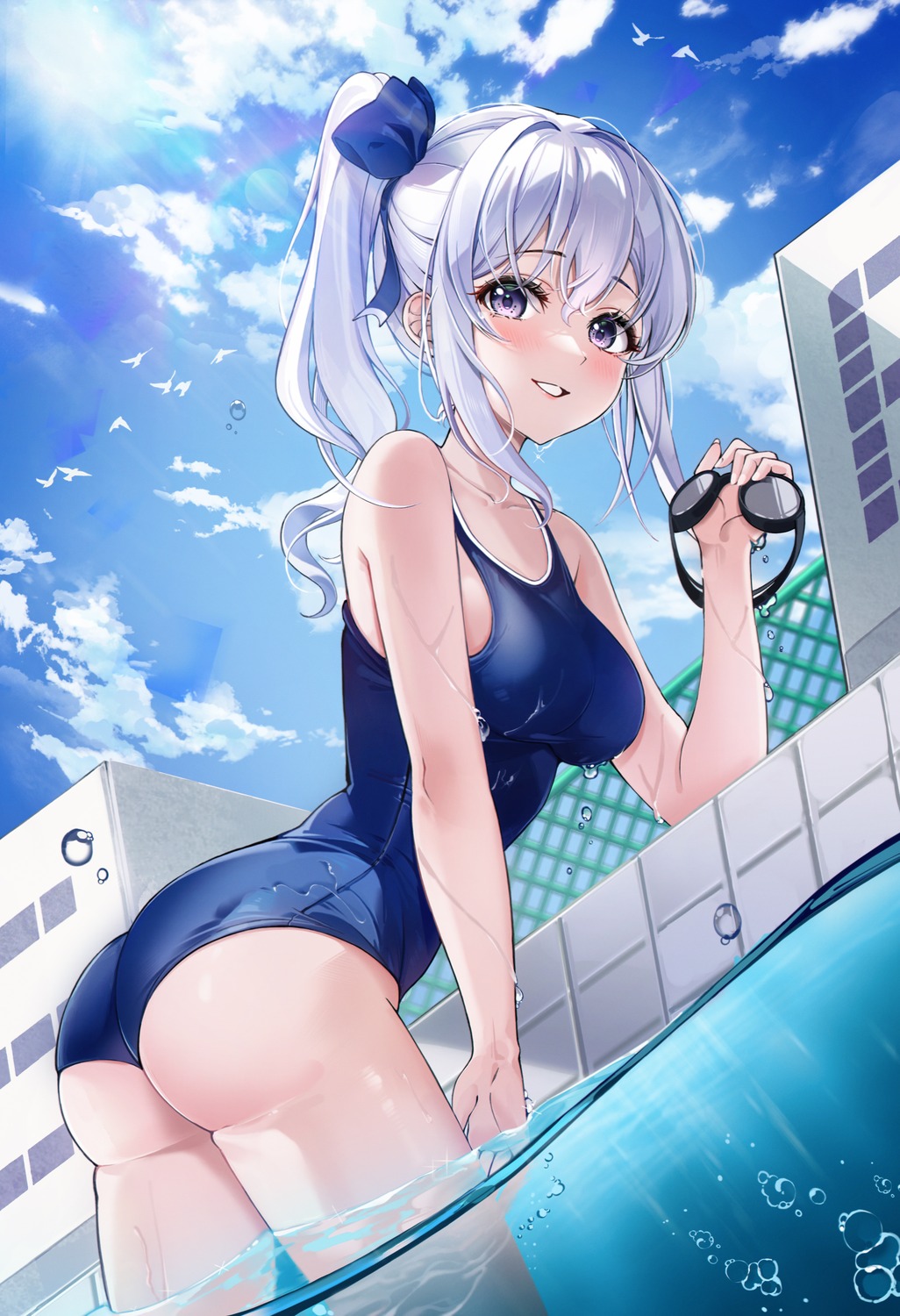 ass, lebring, swimsuits, wet