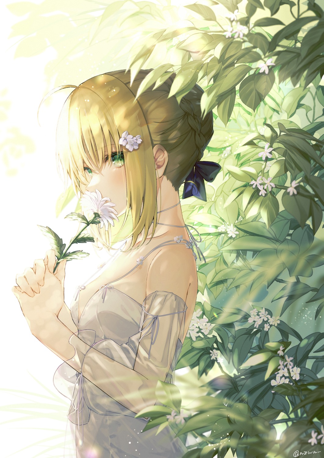 artoria_pendragon_(fate), fate/stay_night, no_bra, nozawa_noko, see_through