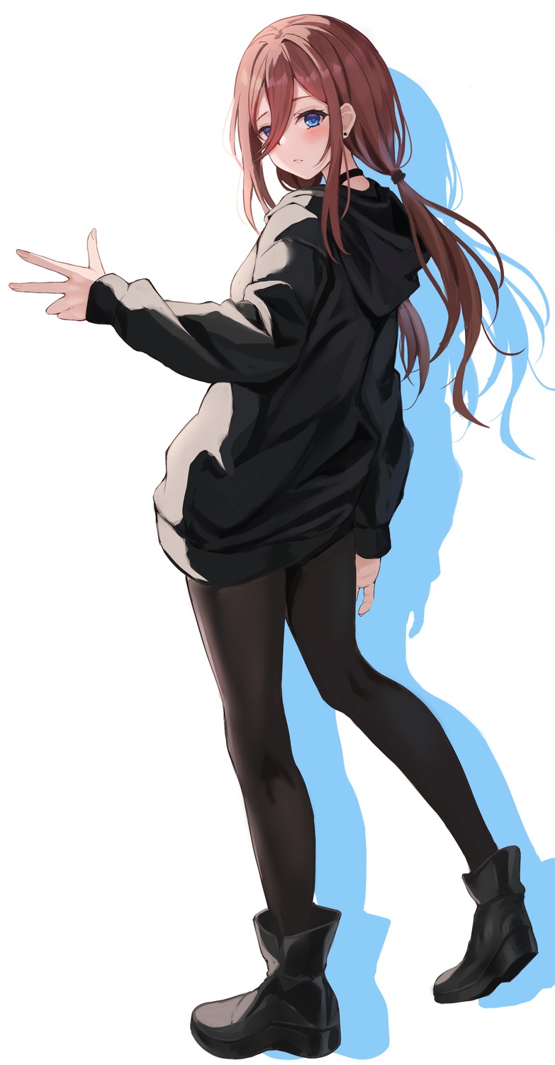 5-toubun_no_hanayome, nakano_miku, pantyhose, raikun_raikun