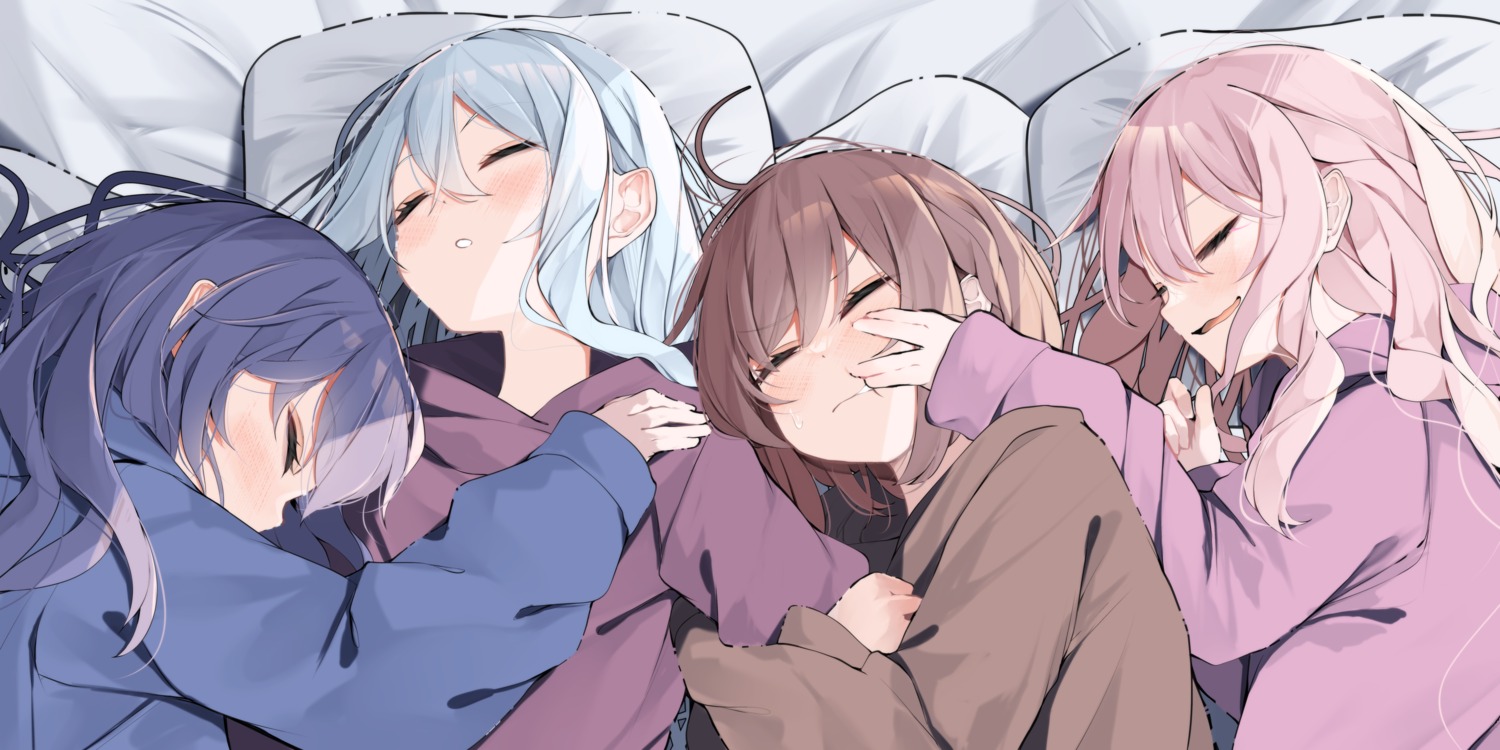 akiyama_mizuki, asahina_mafuyu, project_sekai, shinonome_ena, trap, tsune_(tune), yoisaki_kanade, yuri